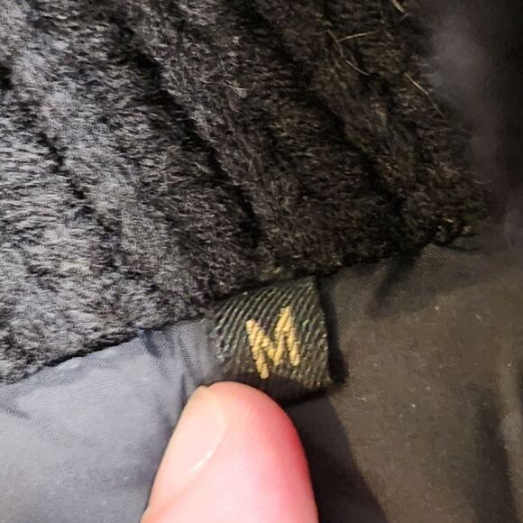 Scotch & Soda Womens M Medium Quilted Snap Knitted Sleeves Jacket Sweater Hybrid - Picture 8 of 14